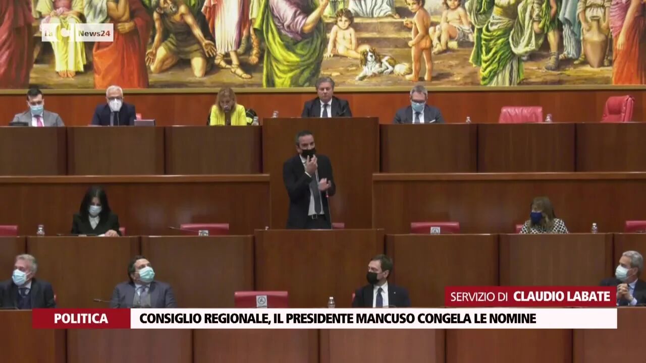 Consiglio regionale, il presidente Mancuso congela le nomine