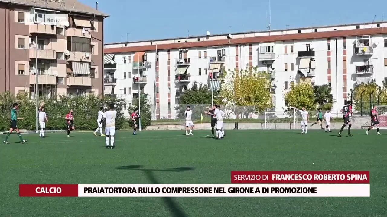 Praiatortora rullo compressore nel girone A di Promozione