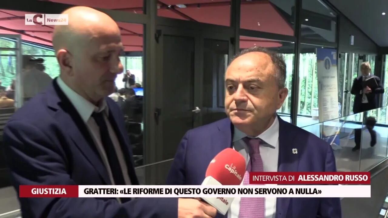 Gratteri: «le riforme di questo Governo non servono a nulla»
