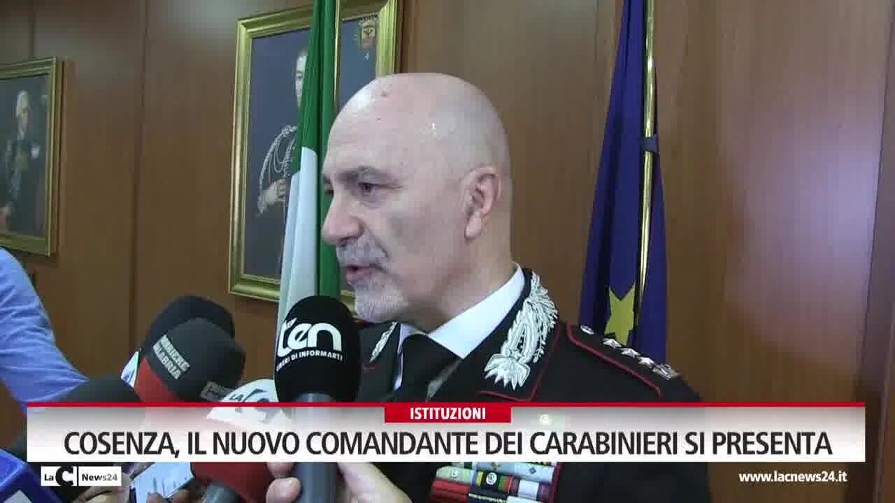 Cosenza, il nuovo comandante dei carabinieri si presenta