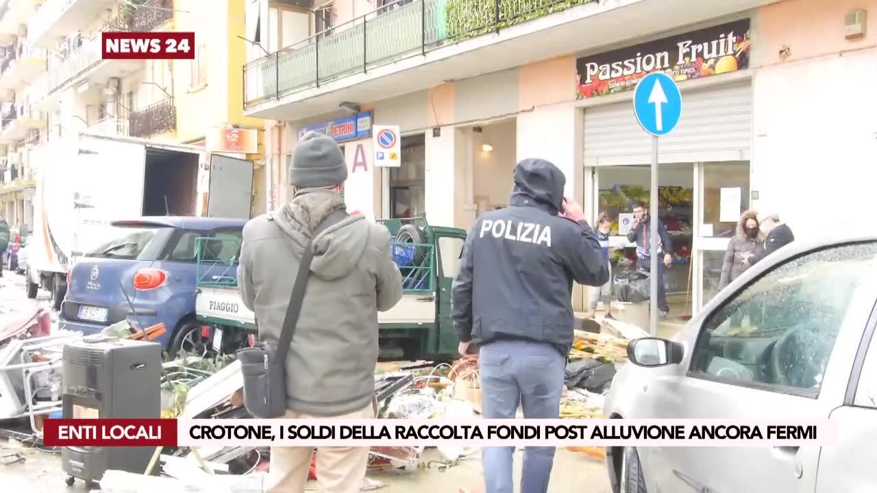 Crotone, i soldi della raccolta fondi post alluvione ancora fermi
