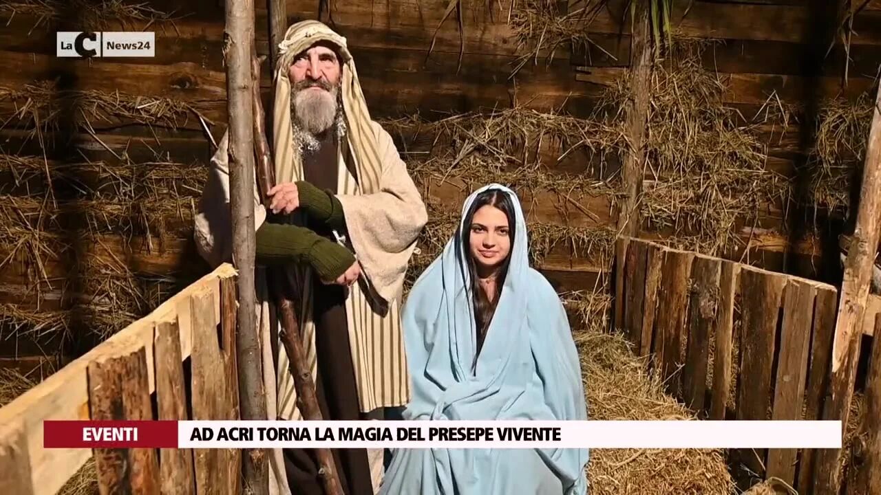 Ad Acri torna la magia del presepe vivente