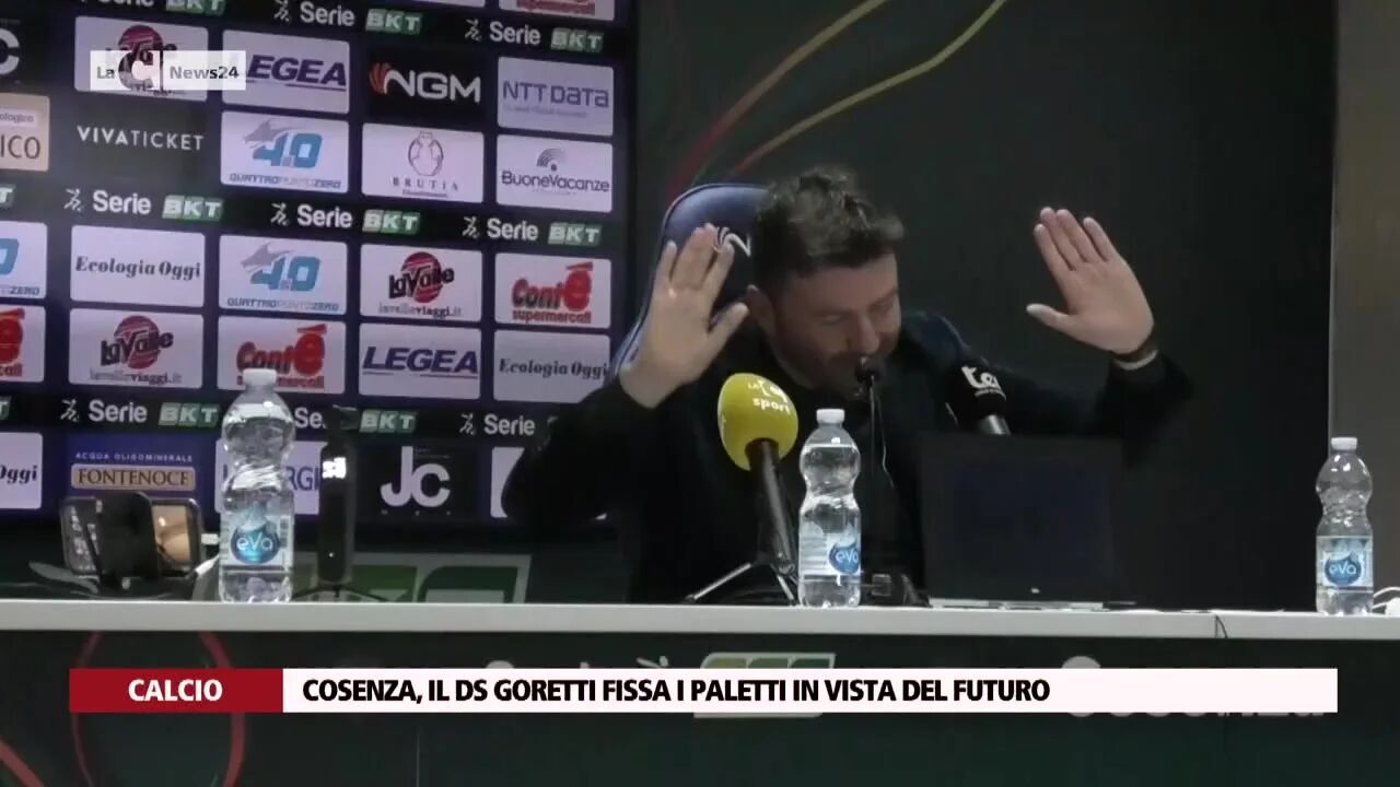 Cosenza, il ds Goretti fissa i paletti in vista del futuro