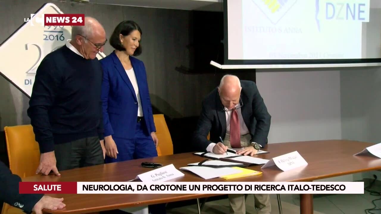 Crotone, rinnovata la convenzione tra Istituto Sant’Anna e Dzne per la ricerca sulle patologie neurologiche