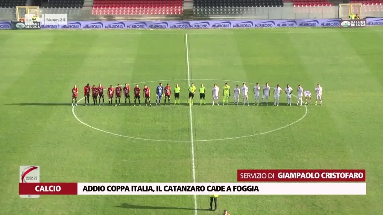 Addio Coppa Italia, il Catanzaro cade a Foggia