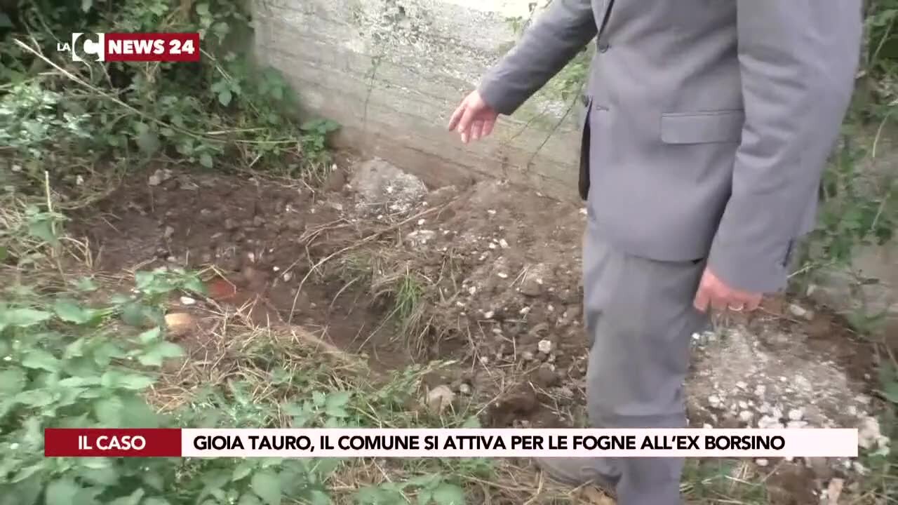 Gioia Tauro, il comune si attiva per le fogne all’ex borsino