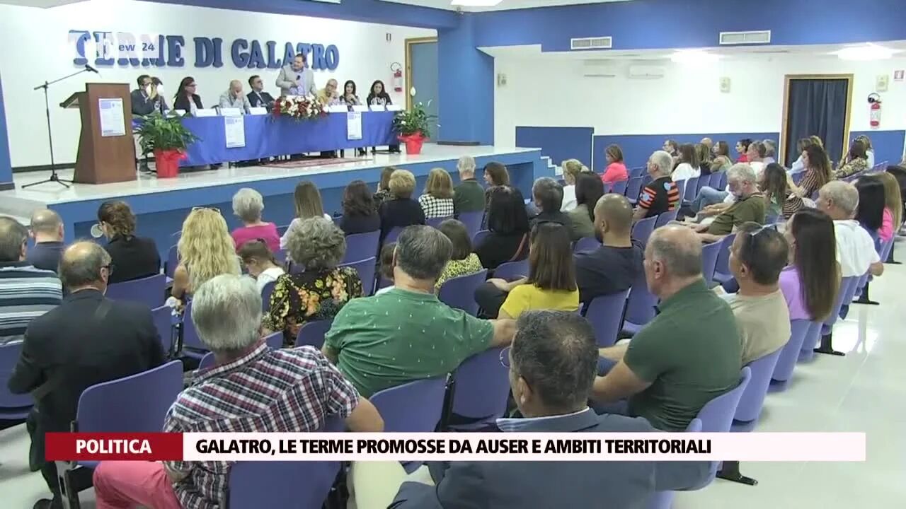 Galatro, le Terme promosse da Auser e Ambiti territoriali