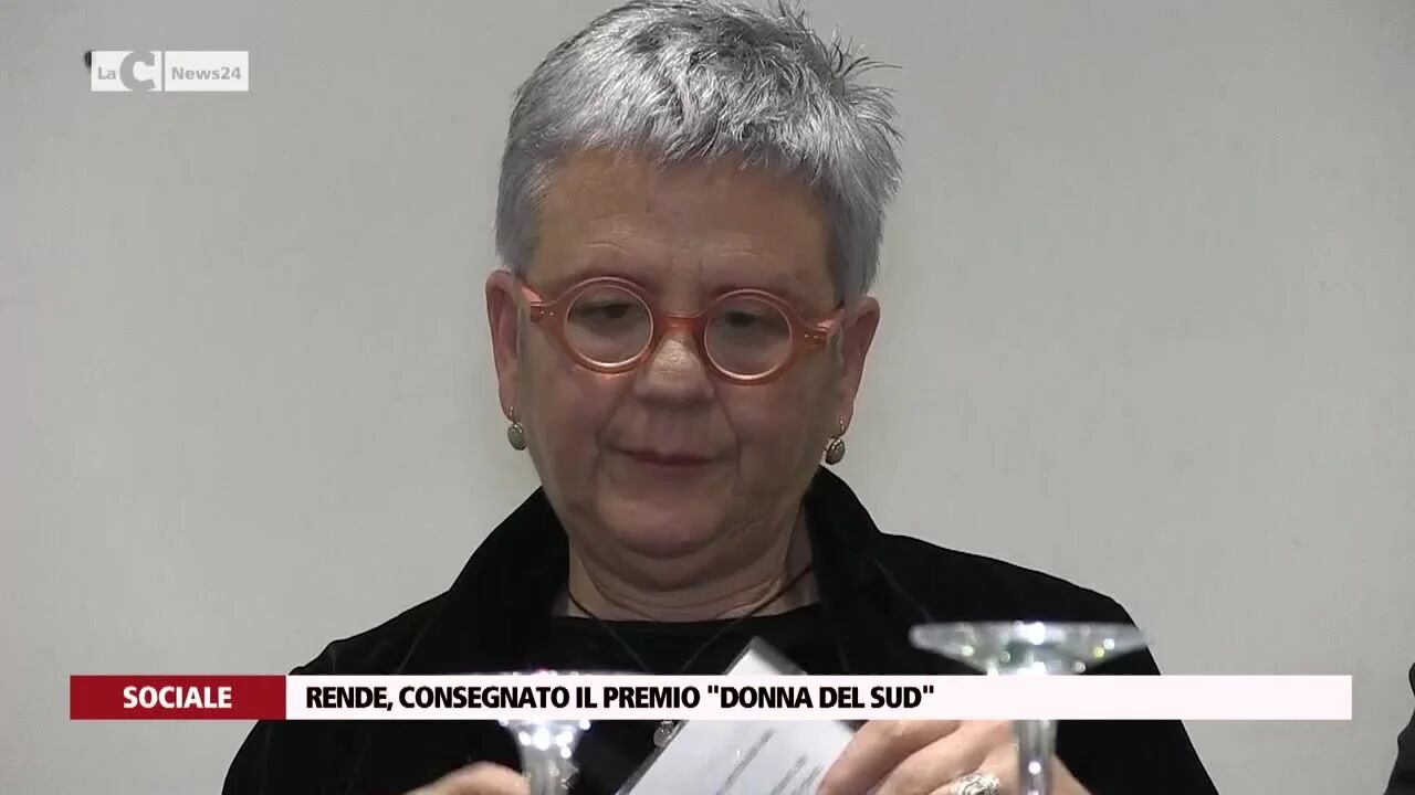 Rende, consegnato il premio donna del sud