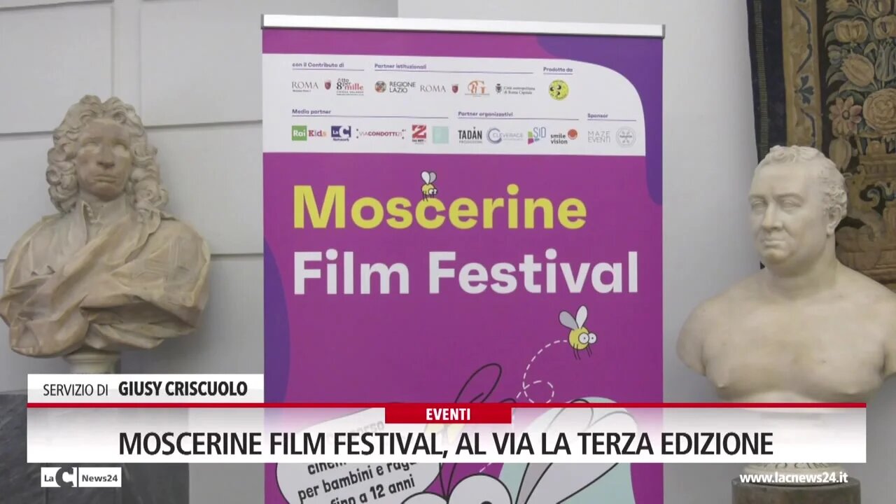 Moscerine, la terza edizione del film festival per bambini presentata a Roma in Campidoglio