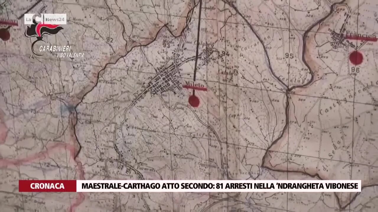 Maestrale-Carthago atto secondo: 81 arresti nella ‘ndrangheta vibonese