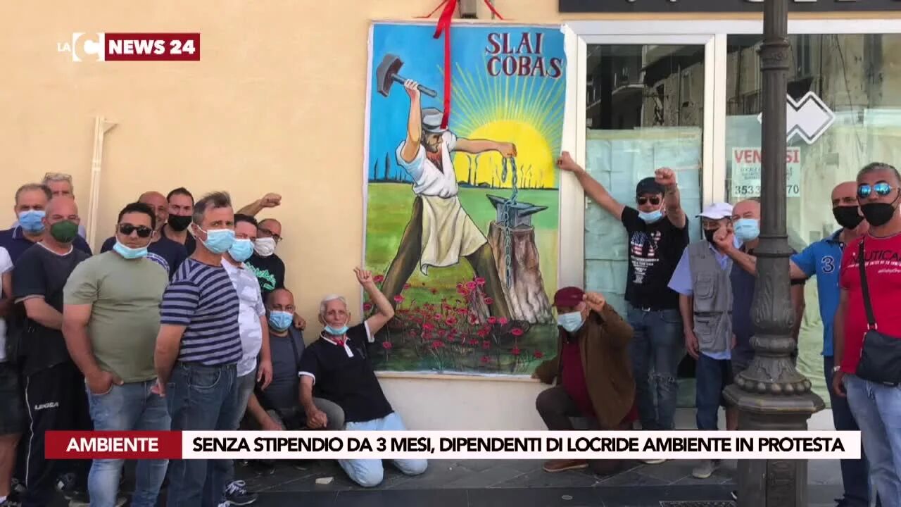 Senza stipendio da 3 mesi, dipendenti di Locride Ambiente in protesta