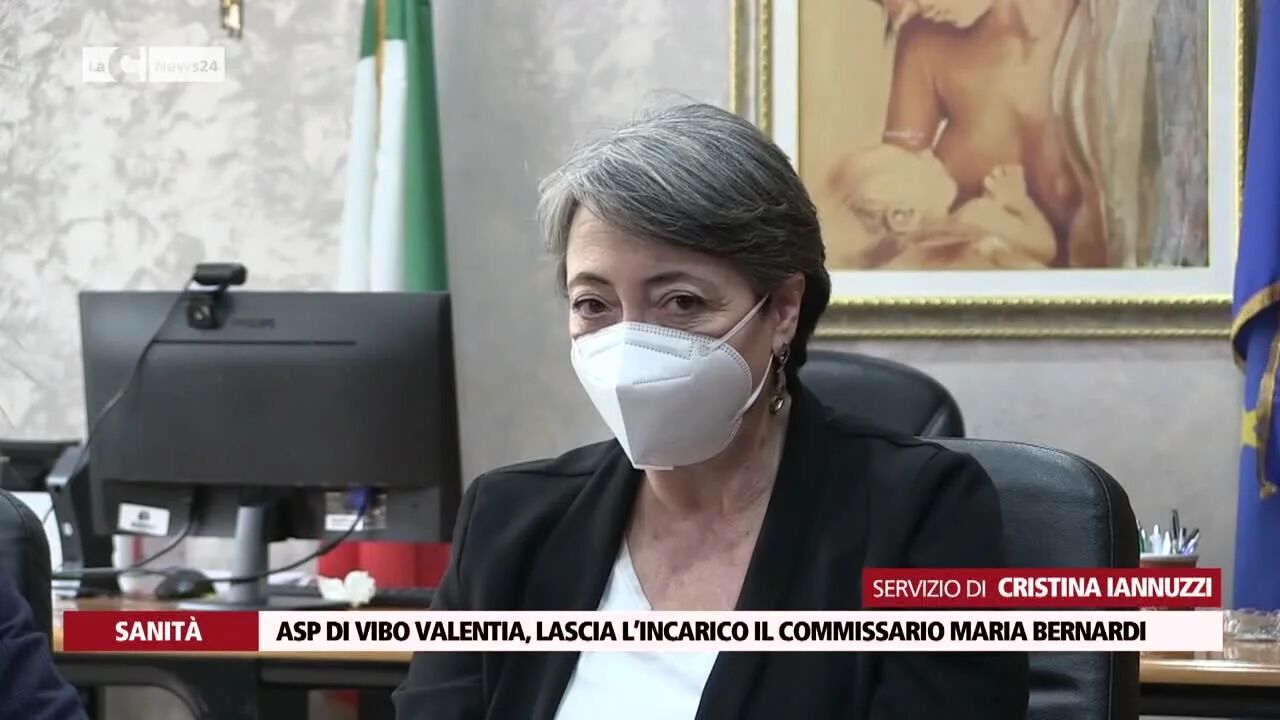 Asp di Vibo Valentia, lascia l’incarico il commissario Maria Bernardi