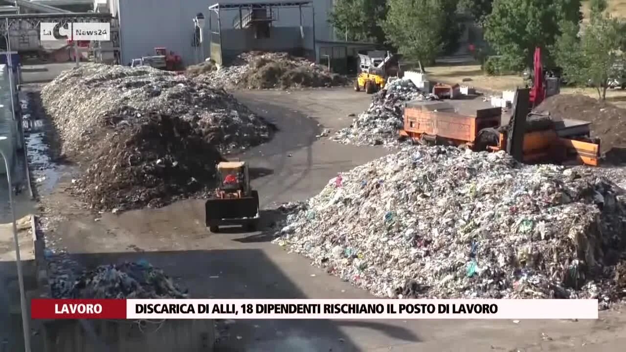 Discarica di Alli, diciotto dipendenti rischiano il posto