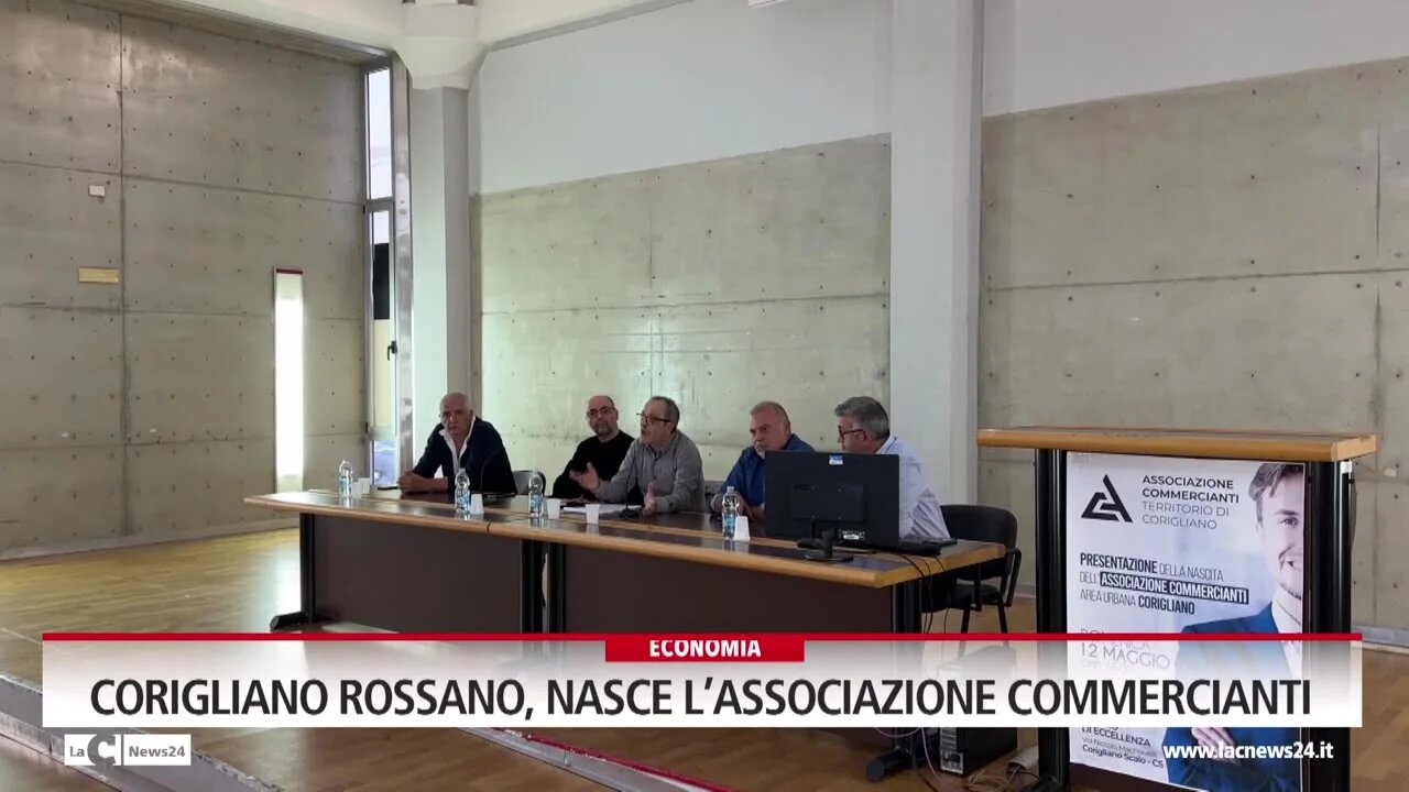 Corigliano Rossano, nasce l’associazione commercianti