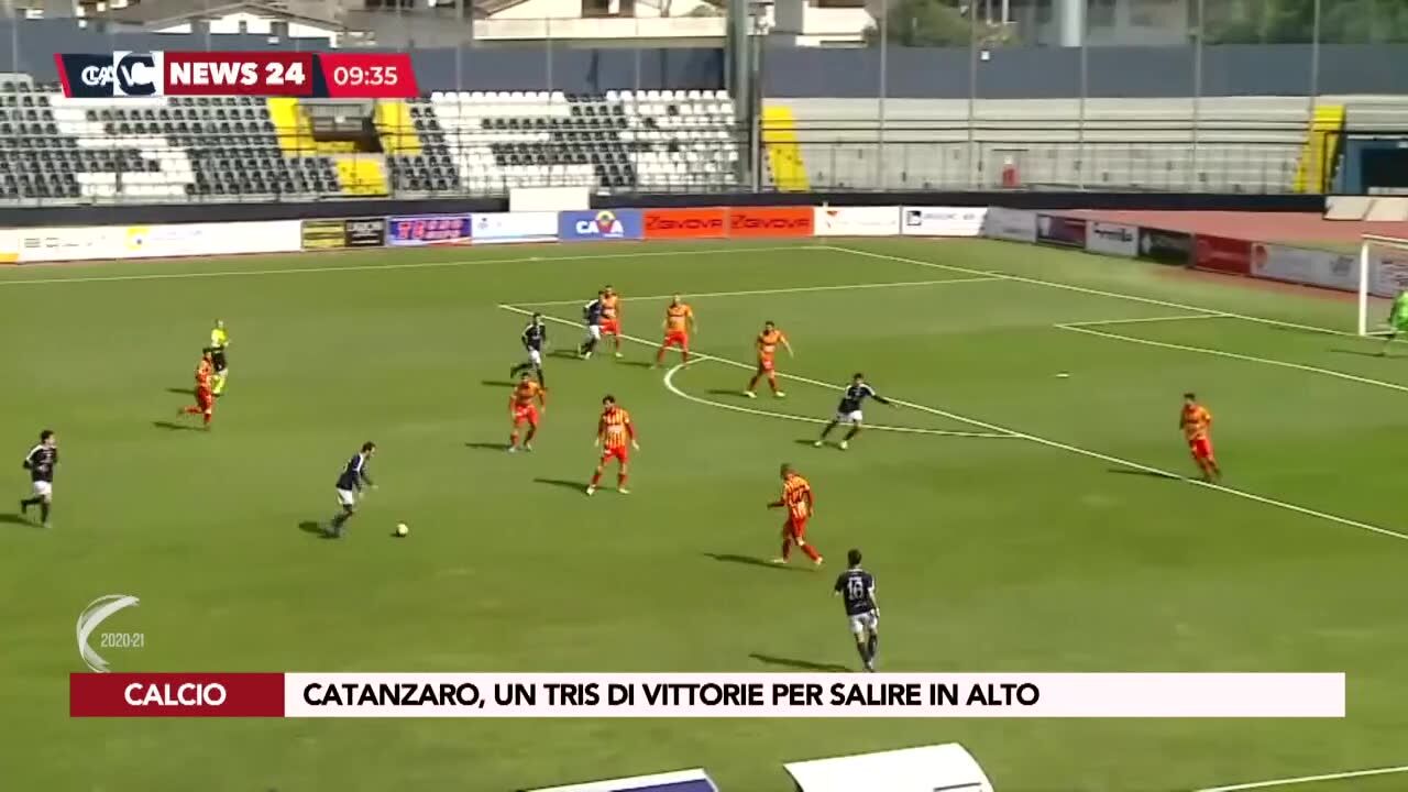 Catanzaro, un tris di vittorie per salire in alto