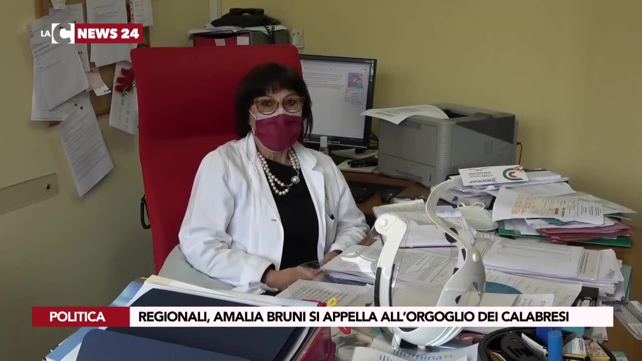 Regionali, Amalia Bruni si appella all’orgoglio dei calabresi