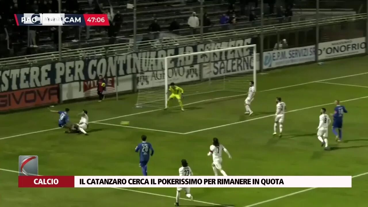 Il Catanzaro cerca il pokerissimo per rimanere in quota