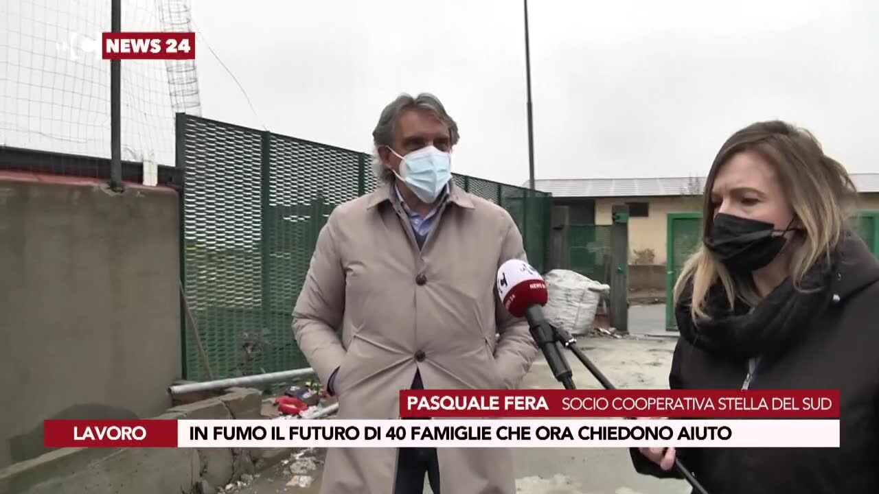 In fumo il futuro di 40 famiglie che ora chiedono aiuto