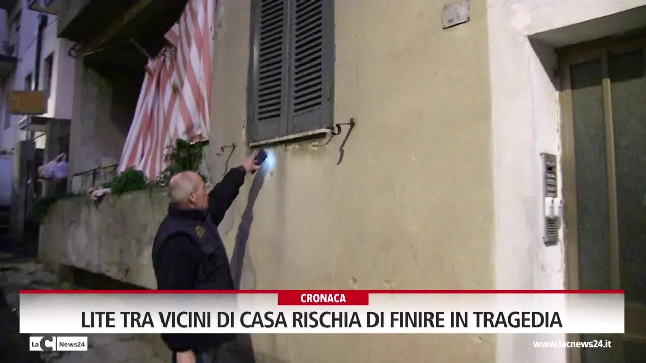 Vibo, lite tra vicini di casa rischia di finire in tragedia