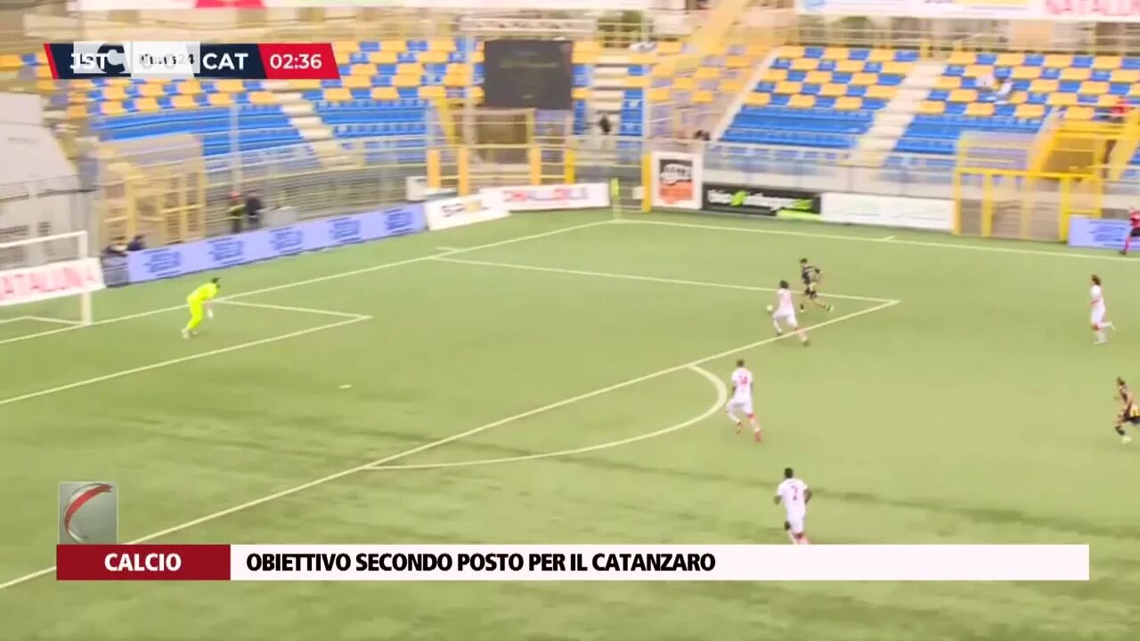 Obiettivo secondo posto per il Catanzaro