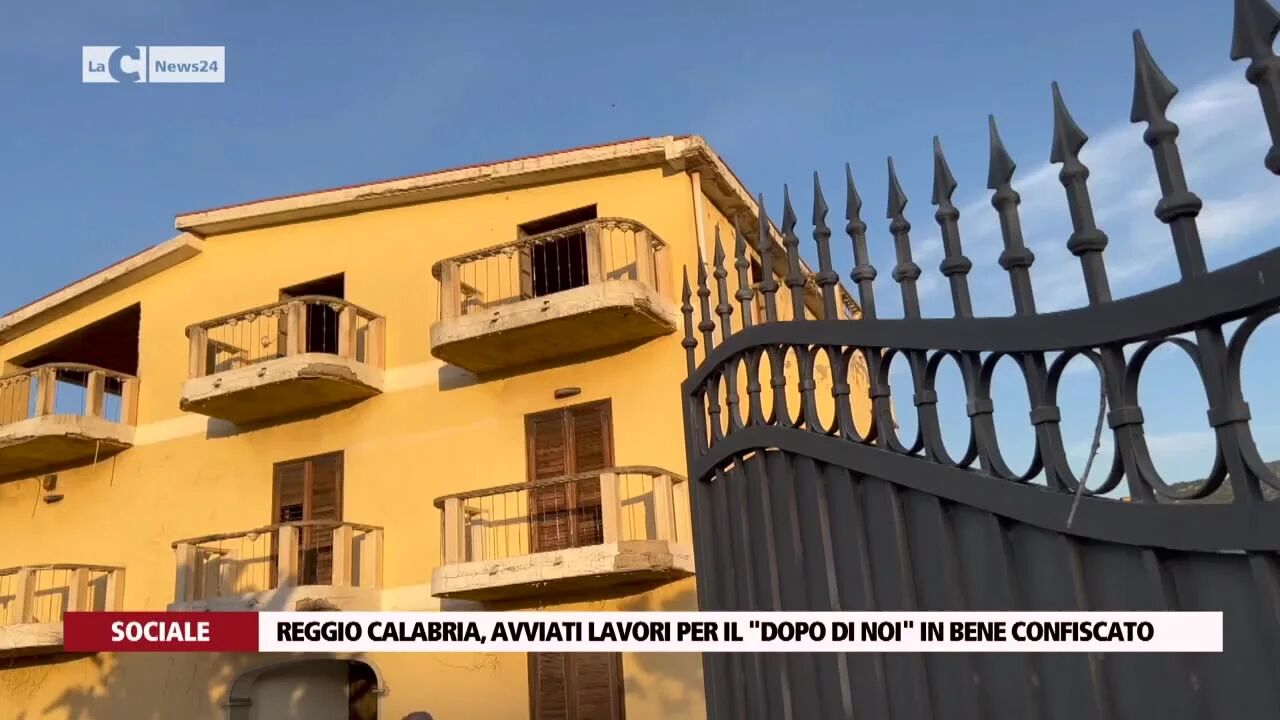 Reggio Calabria, avviati lavori per il "Dopo di noi" in bene confiscato