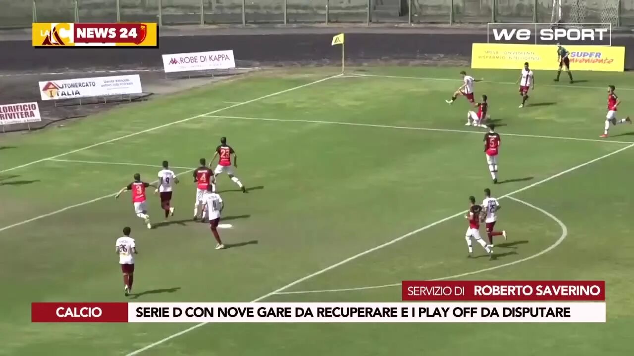 Serie D con nove gare da recuperare e i play off da disputare