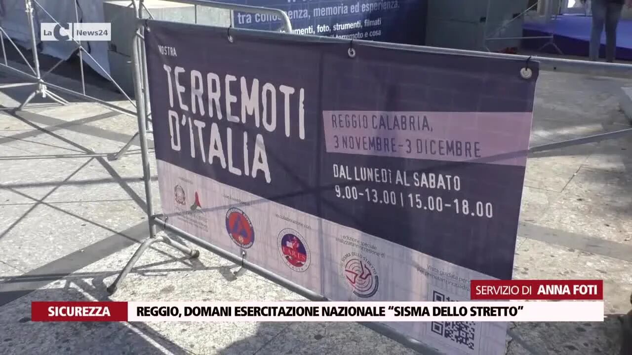 Reggio, domani esercitazione nazionale “Sisma dello stretto”