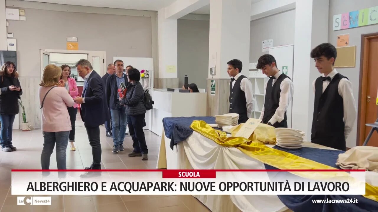 Alberghiero e Acquapark: nuove opportunità di lavoro