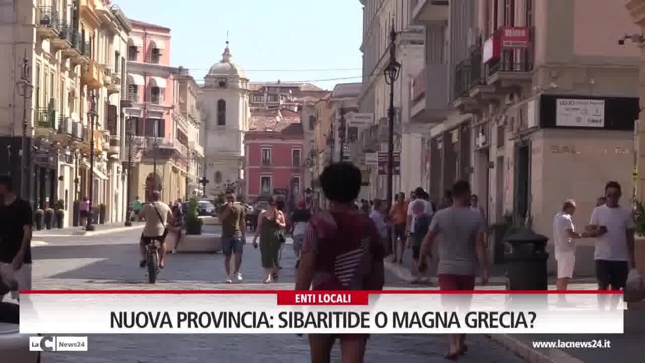 Nuova provincia: Sibaritide o Magna Grecia?