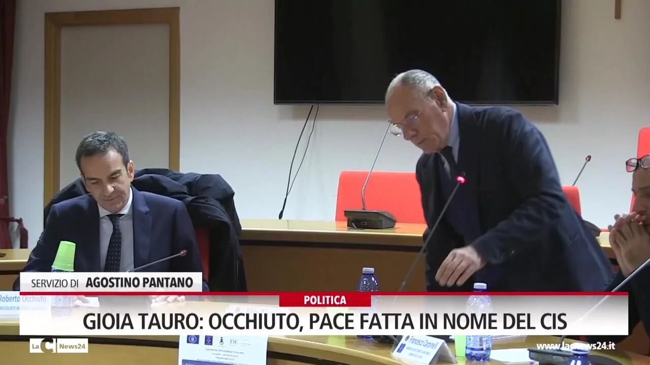 Gioia Tauro: Occhiuto, pace fatta in nome del Cis