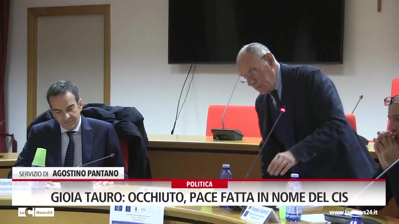 Gioia Tauro: Occhiuto, pace fatta in nome del Cis