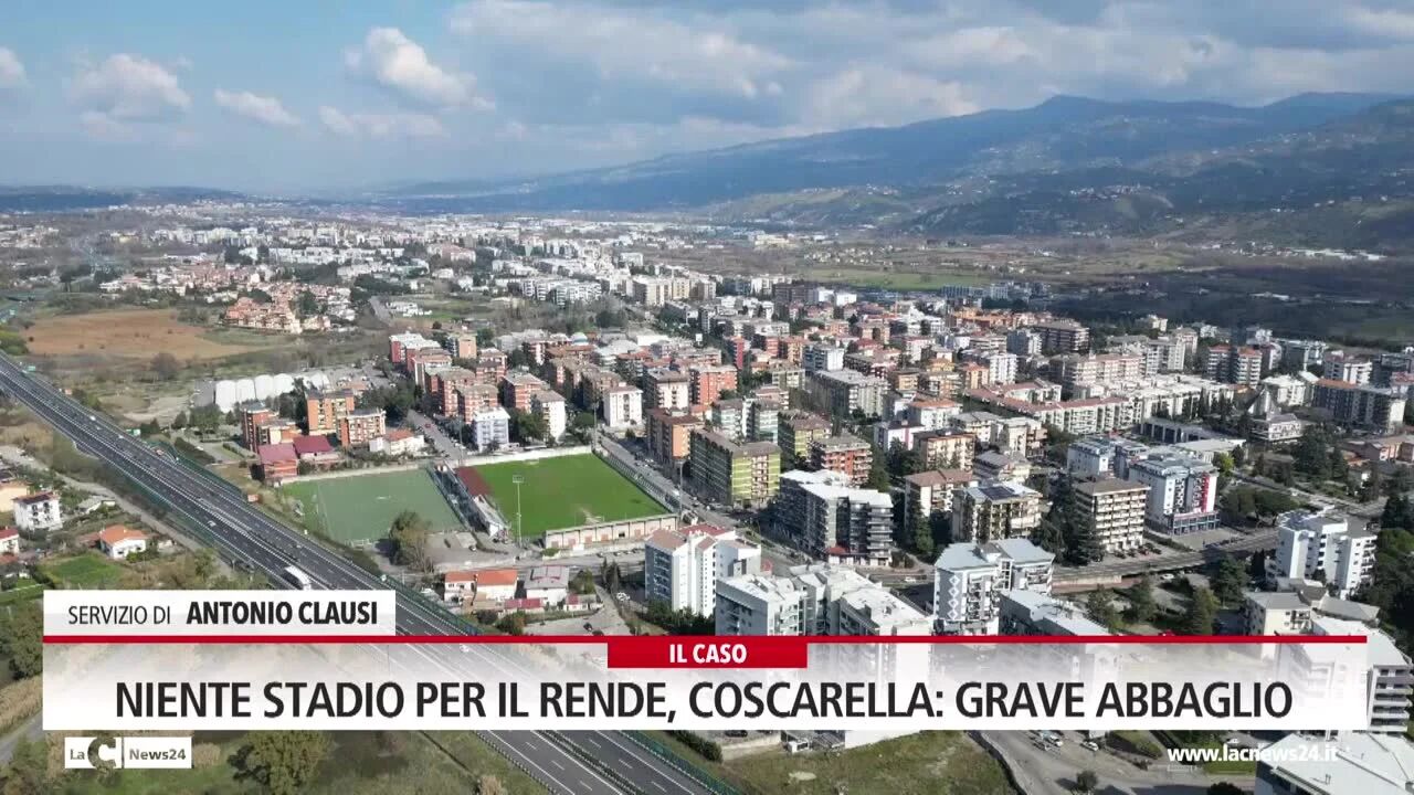 Niente stadio per il Rende, Coscarella:  grave abbaglio