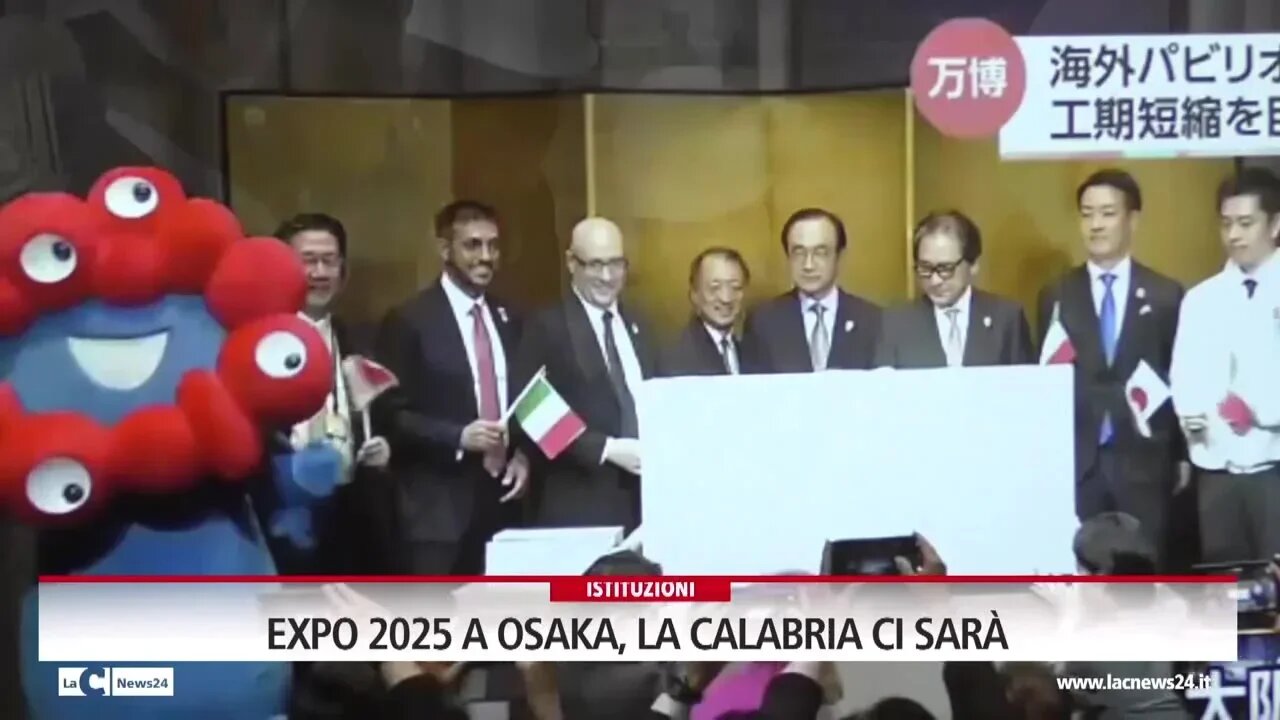 Expo 2025 a Osaka, la Calabria ci sarà