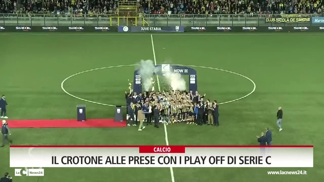 Il Crotone alle prese con i Play Off di serie C