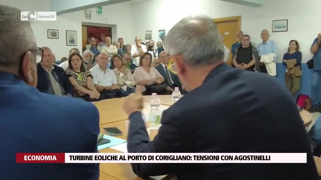 Turbine eoliche al porto di Corigliano: il progetto divide