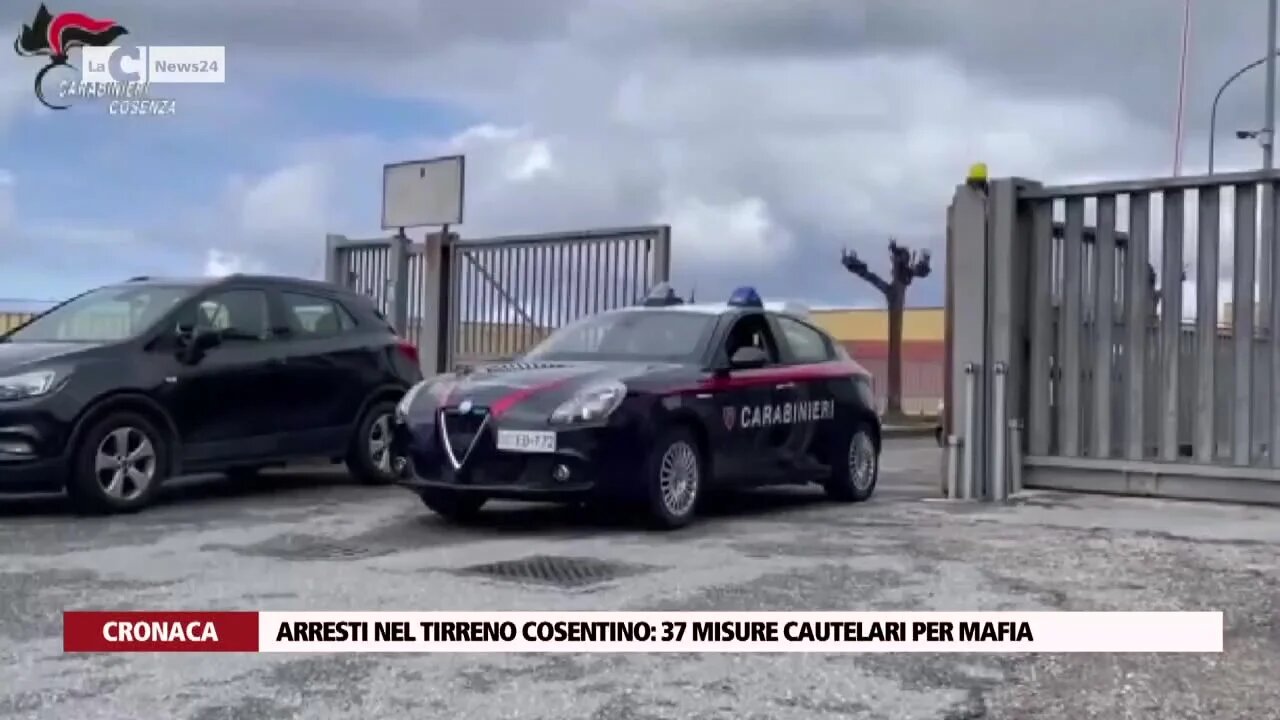 Arresti nel tirreno cosentino: 37 misure cautelari per mafia