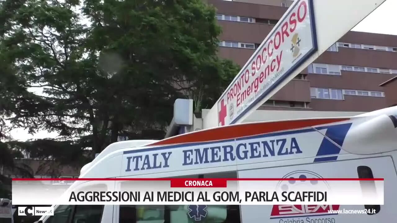 Aggressioni ai medici al Gom, parla Scaffidi