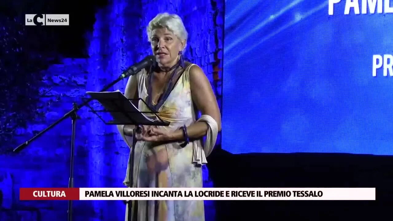 Pamela Villoresi incanta la Locride e riceve il premio Tessalo