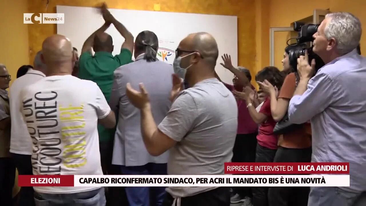 Capalbo riconfermato sindaco, per Acri il mandato bis è una novità