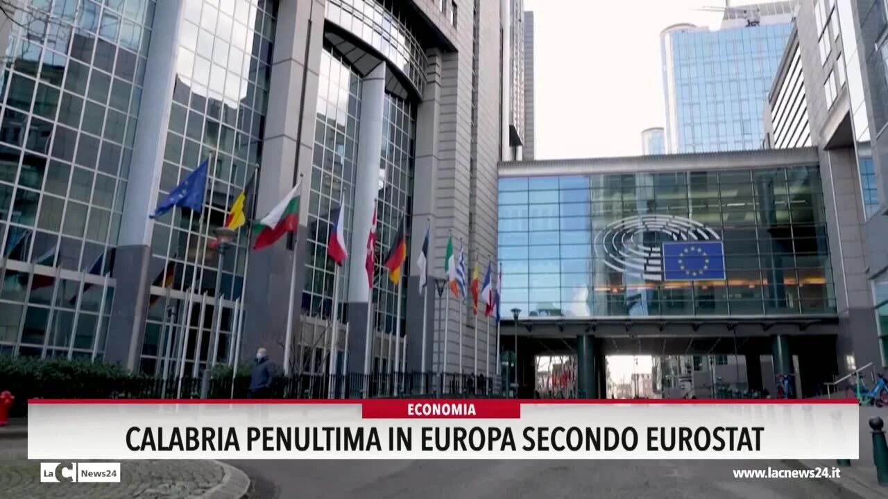 Calabria penultima in Europa secondo Eurostat