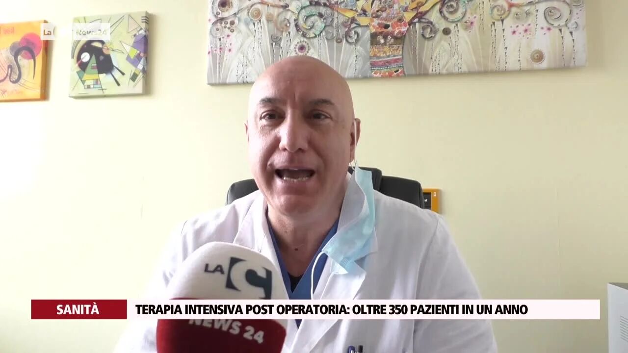 Terapia intensiva post operatoria, oltre 350 pazienti in un anno