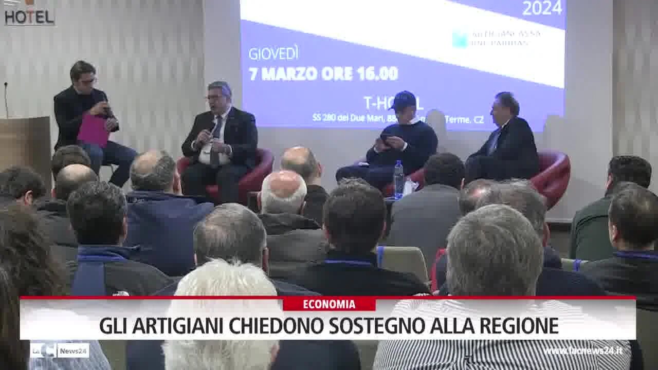 Gli artigiani chiedono sostegno alla Regione