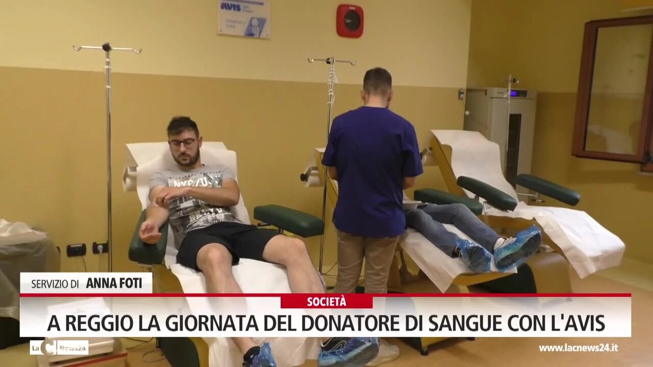 A Reggio la giornata del donatore di sangue con l'Avis