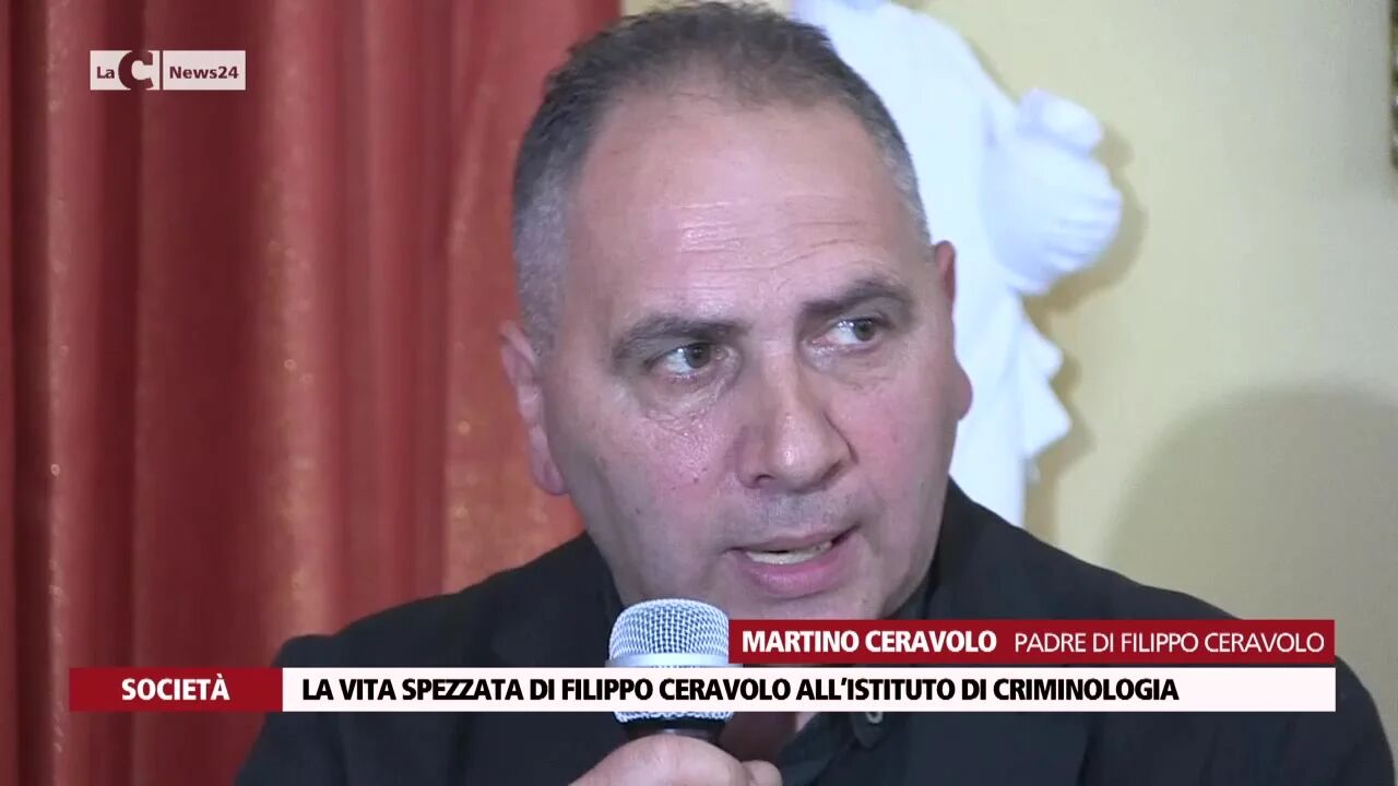 La vita spezzata di Filippo Ceravolo all’Istituto di Criminologia
