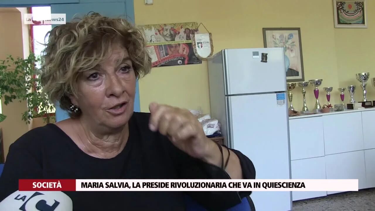 Maria Salvia, la preside rivoluzionaria che va in quiescienza