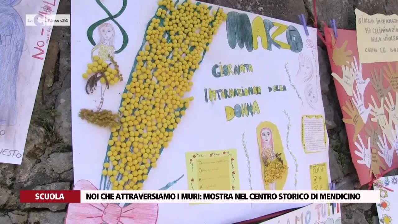 Noi che attraversiamo i muri mostra nel centro storico di Mendicino