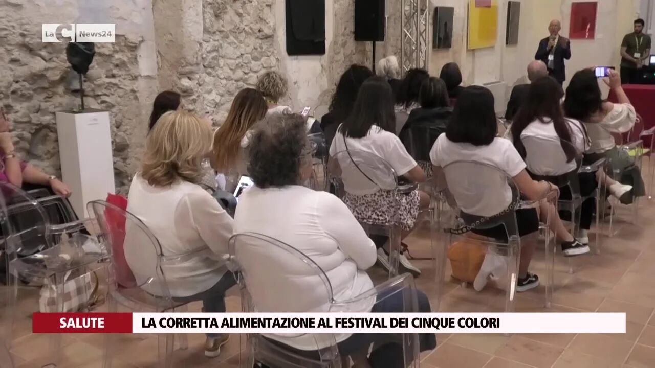 La corretta alimentazione al festival dei cinque colori