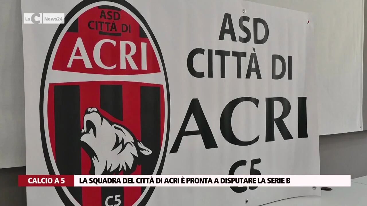 La squadra del città di Acri è pronta a disputare la Serie B