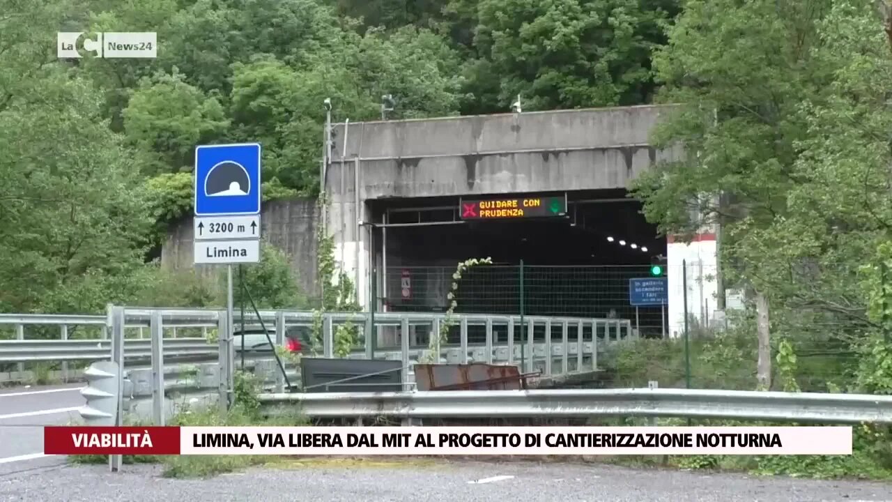 Limina, via libera dal Mit al progetto di cantierizzazione notturna