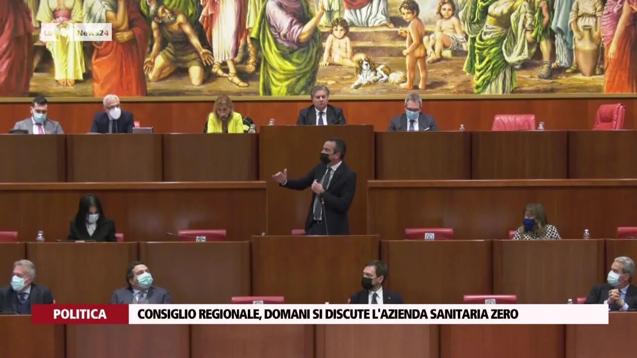 Consiglio regionale, domani si discute l'azienda sanitaria zero